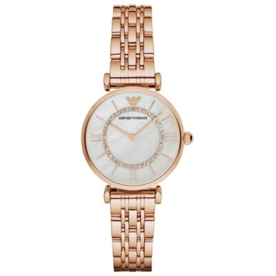 Emporio Armani Ladies Rose Gold Watch - AR1909